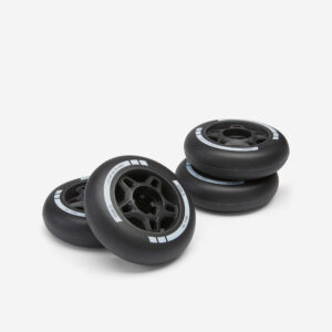 4 kolieska na fitness inline korčule Fit 80 mm 84 A čierne OXELO