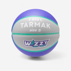 Basketbalová lopta K900 Wizzy sivo-fialová TARMAK