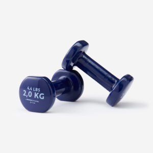 ČINKY NA FITNESS 2 × 2 Kg – MODRÁ DOMYOS