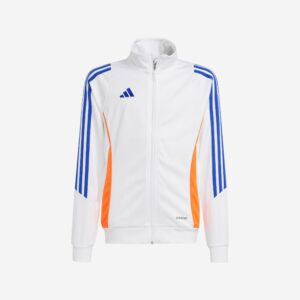 Detská futbalová tréningová bunda Tiro 24 biela ADIDAS