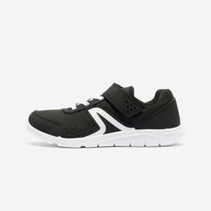Detská obuv PW 100 na suchý zips čierna DECATHLON