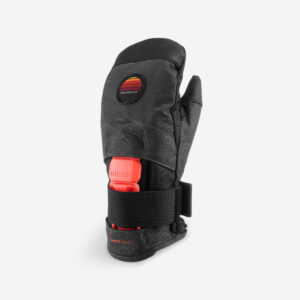 Detské palčiaky MI 500 Protect na snowboard čierne DREAMSCAPE