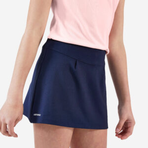 Dievčenská sukňa TSK100 na tenis tmavomodrá ARTENGO