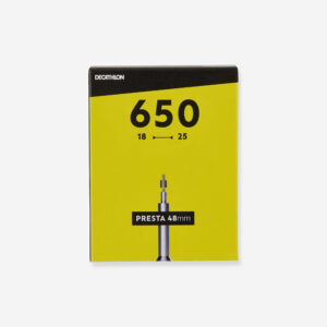 Duša 650 × 18/25 s ventilom Presta 48 mm DECATHLON