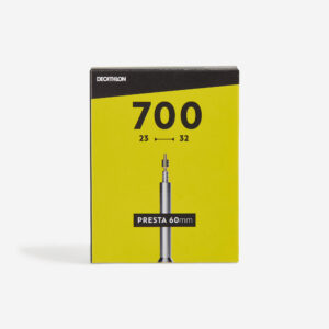 Duša 700 × 23/32 s ventilom Presta 60 mm DECATHLON