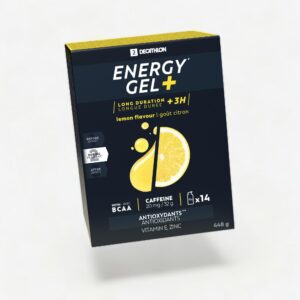 Energetický gél na dlhé vzdialenosti ekobalenie citrón 14 × 32 g DECATHLON