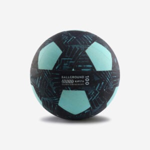 Futbalová lopta Ballground 100 veľkosť 4 modro-zelená KIPSTA