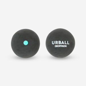 Gumená loptička (pelota) Pala GPB 100 čierna so zelenou bodkou URBALL