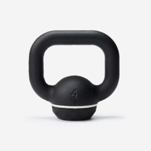 Kettlebell 4 kg liatinový s gumenou základňou CORENGTH