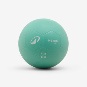 Lopta na hádzanú H100 z PVC pre začiatočníkov veľ. 00 zelená KIPSTA