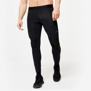 Pánske legíny 500 na fitness čierne DOMYOS