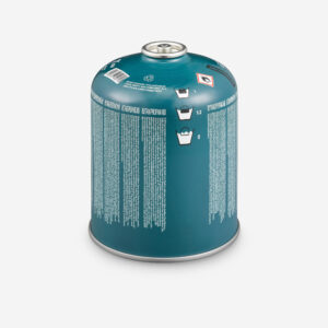 Plynová skrutkovacia kartuša na kempingový alebo bivakový varič 450 gramov FORCLAZ