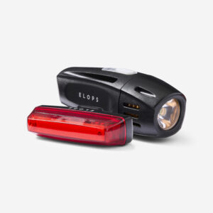 Predné a zadné LED svetlo na bicykel ST 920 nabíjanie na USB ELOPS