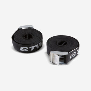 Sada 2 sťahovacích popruhov 3 m čierne DECATHLON