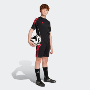 ADIDAS Tiro 24 detské futbalové šortky čierno-červené ADIDAS
