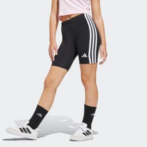 ADIDAS dievčenské bavlnené cyklistické šortky čierne ADIDAS