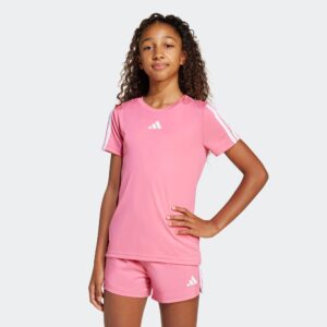 ADIDAS dievčenské tričko na cvičenie ružové ADIDAS