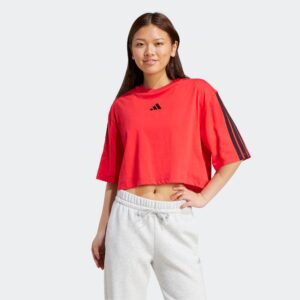 ADIDAS krátke dámske tričko červené ADIDAS