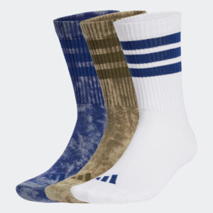ADIDAS ponožky 3 páry modré/biele/zelené ADIDAS