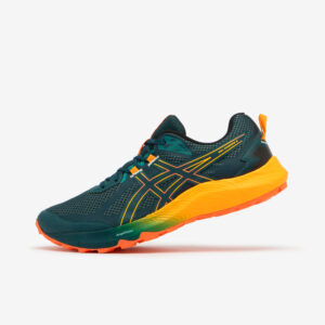 ASICS Gel Kanaku 6 pánska trailová obuv zeleno-oranžová ASICS