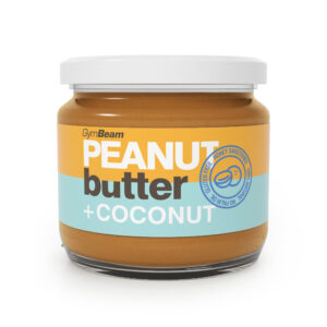Arašidové maslo s kokosom 340 g GYMBEAM