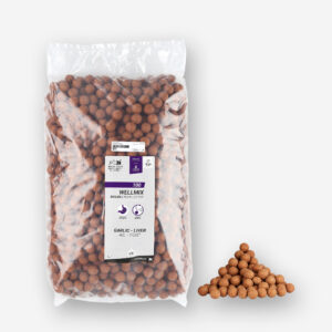 Boilies na lov kapra Wellmix 20 mm 10 kg cesnak-pečeň CAPERLAN