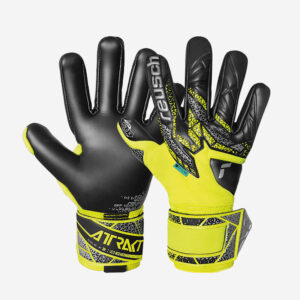 Brankárske rukavice REUSCH Attrakt Gold X žlto-čierne REUSCH