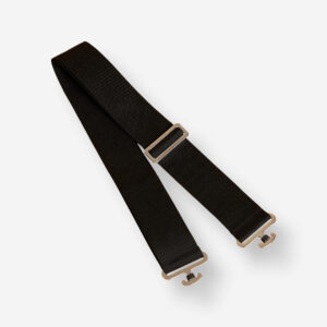 Brušný popruh na deku pre kone a poníky čierny FOUGANZA