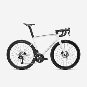 Cestný bicykel RCR Shimano 105 DI2 12R snímač výkonu biely VAN RYSEL