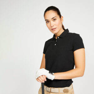 Dámska golfová polokošeľa s krátkym rukávom MW100 INESIS