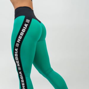 Dámske fitness legíny zelené NEBBIA
