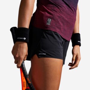 Dámske šortky SH Light 900 na tenis čierne ARTENGO