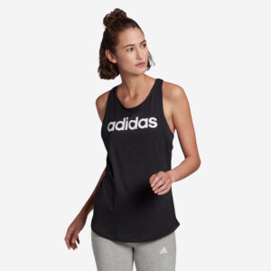 Dámske tielko na fitnes čierne ADIDAS