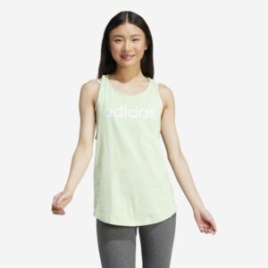 Dámske tielko na fitnes zelené ADIDAS