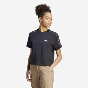 Dámske tričko na fitnes čierne ADIDAS