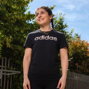 Dámske tričko na fitnes čierne ADIDAS