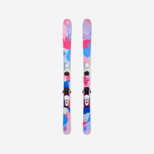 Dámske zjazdové lyže s viazaním Cross 150+ Floral WEDZE