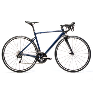 Dámsky bicykel Endurance EDR AF Shimano 105 tmavomodrý VAN RYSEL