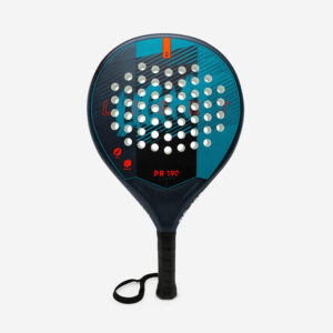Detská padelová raketa PR 190 Light čierno-modrá KUIKMA