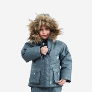 Detská zimná nepremokavá bunda-parka na turistiku SH500 ULTRA-WARM 2 - 6 rokov QUECHUA