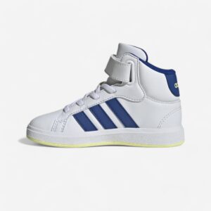 Detské tenisky Adidas Grand Court Mid modré ADIDAS