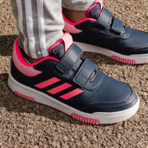 Detské tenisky Tensaur na suchý zips modro-ružové ADIDAS