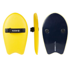 Doska Handplane na bodysurf 100 žltá RADBUG