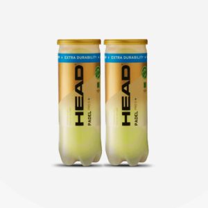 Dvojbalenie s 3 natlakovanými loptičkami na padel HEAD Pro S + HEAD