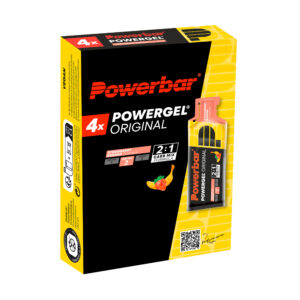 Energetický gél PowerGel jahoda-banán 4 × 41 g POWERBAR
