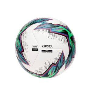 Futbalová lopta Fifa Quality Pro Ball tepelne lepená veľkosť 4 biela KIPSTA
