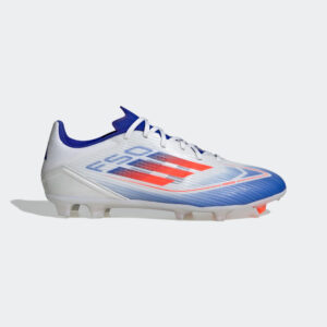 Futbalové kopačky F50 League FG biele ADIDAS
