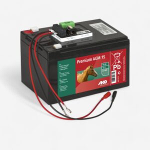 Gélová batéria 15 Ah 12 V do elektrifikátora na jazdeckú ohradu AKO