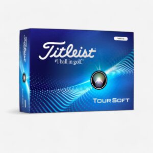 Golfové loptičky 12 ks TITLEIST Tour soft biele TITLEIST