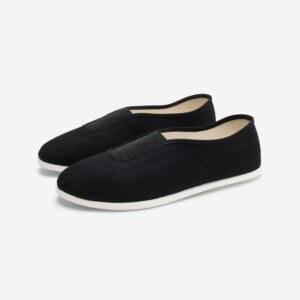 Gymnastické cvičky pre dospelých látkové čierne DOMYOS